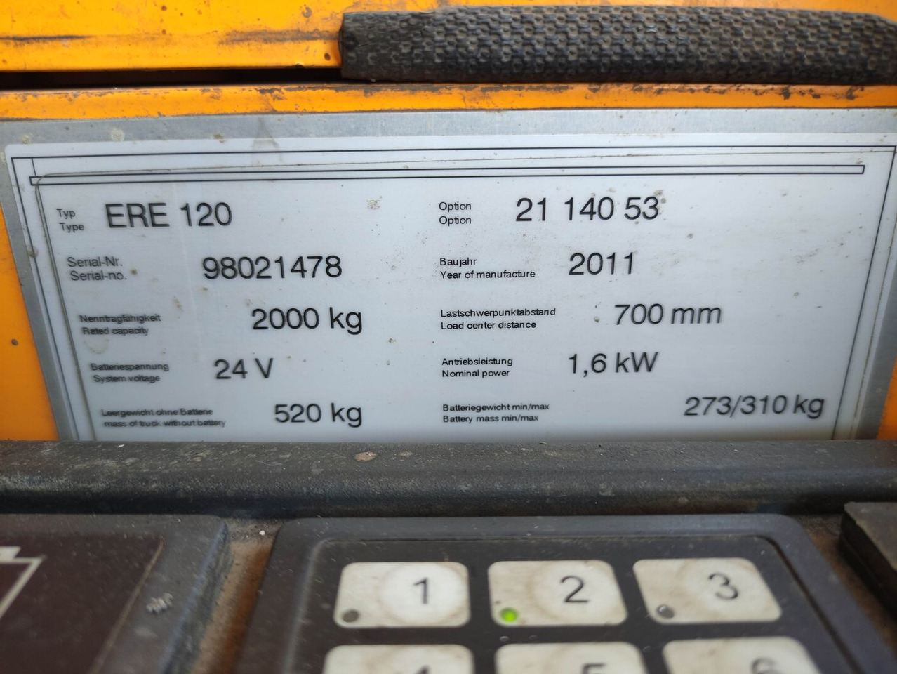 Jungheinrich ERE 120 - Palletwagen: afbeelding 5 Jungheinrich ERE 120 - Palletwagen: afbeelding 5