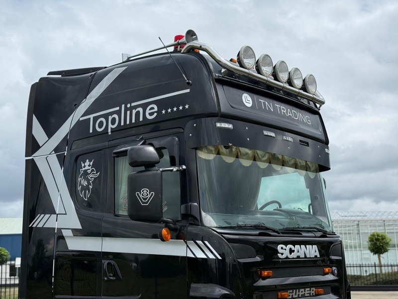 Scania R500 STEERING PUSHER, LEATHER, RETARDER, OPEN EXHAUST. - Trekker: afbeelding 5 Scania R500 STEERING PUSHER, LEATHER, RETARDER, OPEN EXHAUST. - Trekker: afbeelding 5