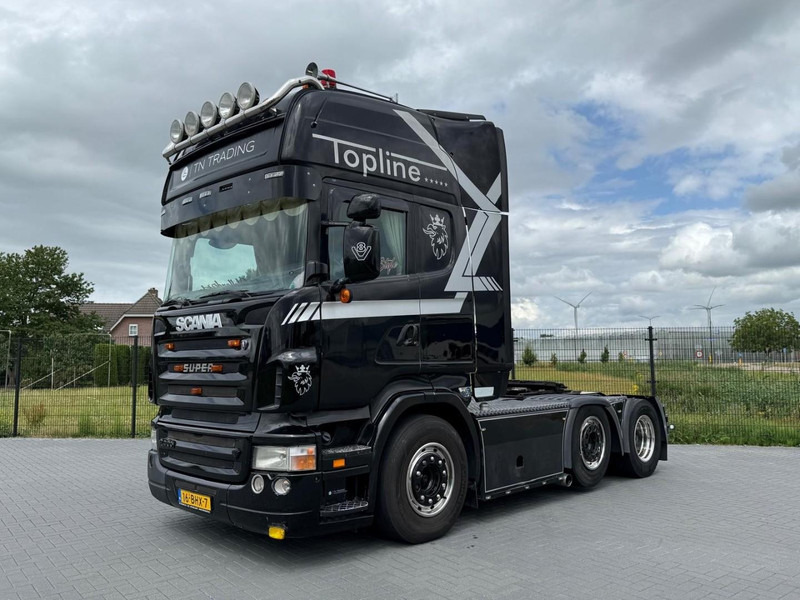 Scania R500 STEERING PUSHER, LEATHER, RETARDER, OPEN EXHAUST. - Trekker: afbeelding 2 Scania R500 STEERING PUSHER, LEATHER, RETARDER, OPEN EXHAUST. - Trekker: afbeelding 2
