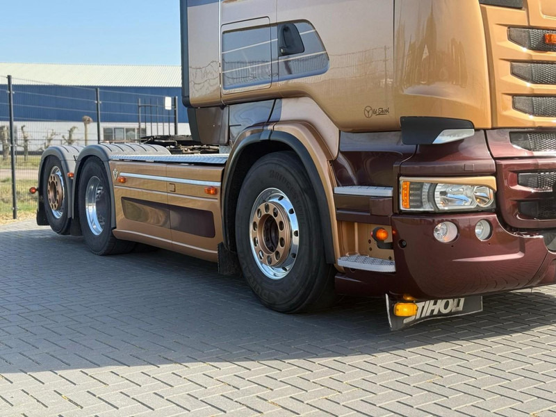 Scania R730 V8 V8, SHOWTRUCK VOLLUCHT, RETARDER, HYDRAULIEK, BOOGIE, ALU WIELEN, LEER. - Trekker: afbeelding 5 Scania R730 V8 V8, SHOWTRUCK VOLLUCHT, RETARDER, HYDRAULIEK, BOOGIE, ALU WIELEN, LEER. - Trekker: afbeelding 5