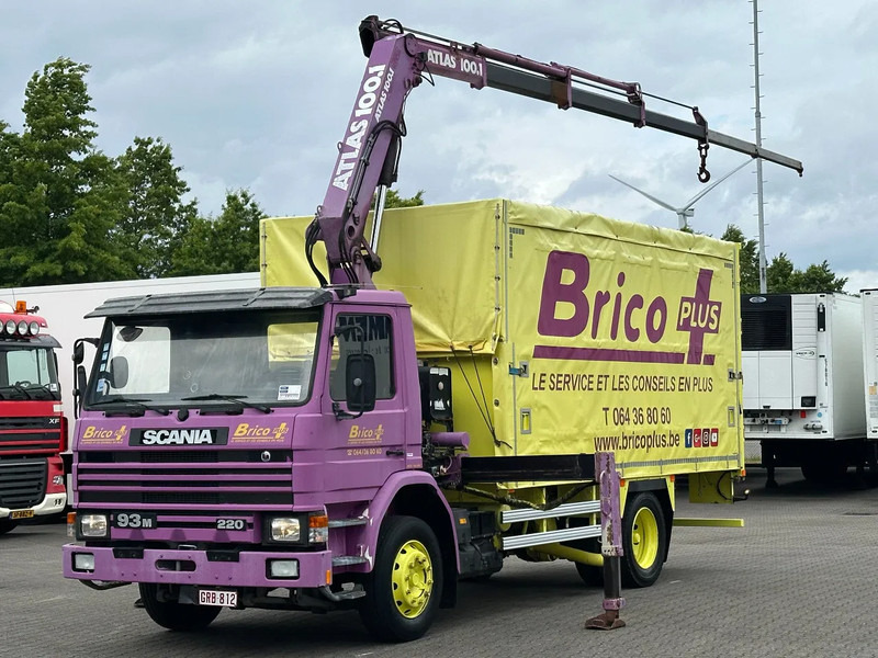 Scania 93M 220 4x2 Atlas 100.1 Crane / Manual / Euro 1 *TOP* - Kraanwagen: afbeelding 1 Scania 93M 220 4x2 Atlas 100.1 Crane / Manual / Euro 1 *TOP* - Kraanwagen: afbeelding 1