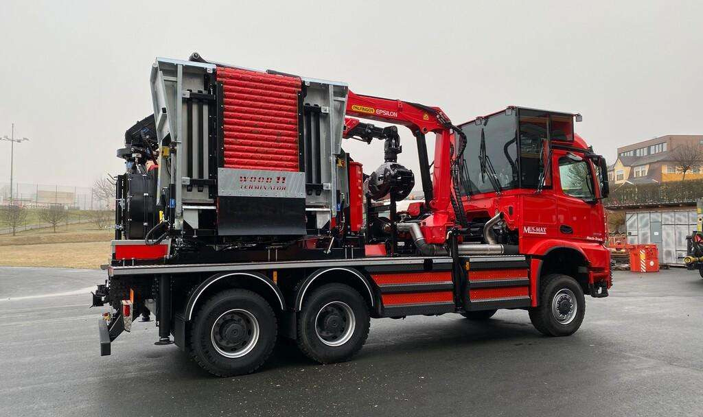 Mercedes MUSMAX WT11 NMV - Houtversnipperaar, Vrachtwagen: afbeelding 2 Mercedes MUSMAX WT11 NMV - Houtversnipperaar, Vrachtwagen: afbeelding 2