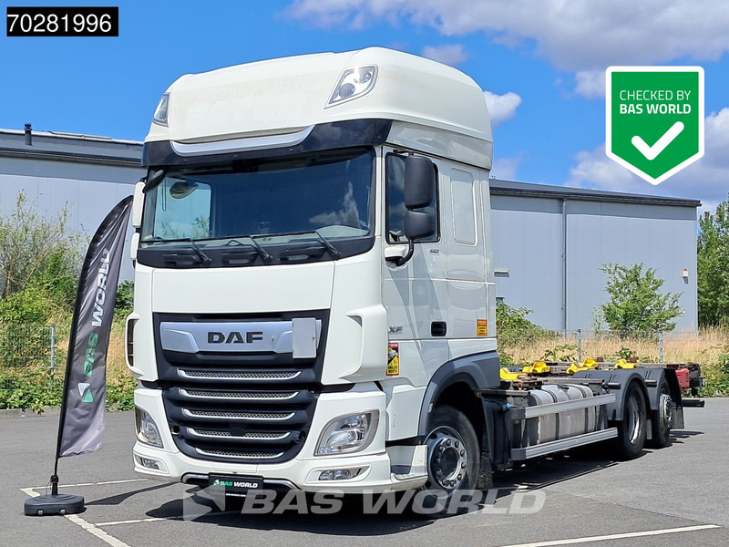 DAF XF 480 6X2 SSC BDF Retarder 2xTanks Lift+Lenkachse ACC Euro 6 - Containertransporter/ Wissellaadbak vrachtwagen: afbeelding 1 DAF XF 480 6X2 SSC BDF Retarder 2xTanks Lift+Lenkachse ACC Euro 6 - Containertransporter/ Wissellaadbak vrachtwagen: afbeelding 1