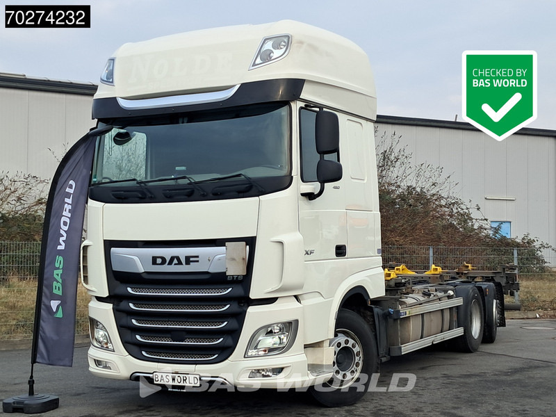 DAF XF 480 6X2 SSC FAN Retarder 2xTanks Lift-Lenkachse ACC LED Euro 6 - Containertransporter/ Wissellaadbak vrachtwagen: afbeelding 1 DAF XF 480 6X2 SSC FAN Retarder 2xTanks Lift-Lenkachse ACC LED Euro 6 - Containertransporter/ Wissellaadbak vrachtwagen: afbeelding 1