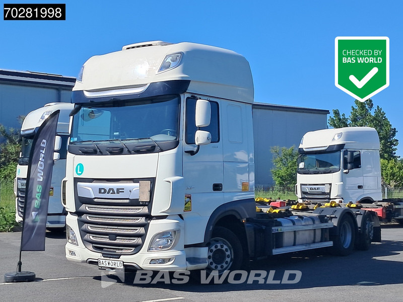 DAF XF 480 6X2 SSC Retarder 2x Tanks Lift+Lenkachse Standklima ACC LED - Containertransporter/ Wissellaadbak vrachtwagen: afbeelding 1 DAF XF 480 6X2 SSC Retarder 2x Tanks Lift+Lenkachse Standklima ACC LED - Containertransporter/ Wissellaadbak vrachtwagen: afbeelding 1
