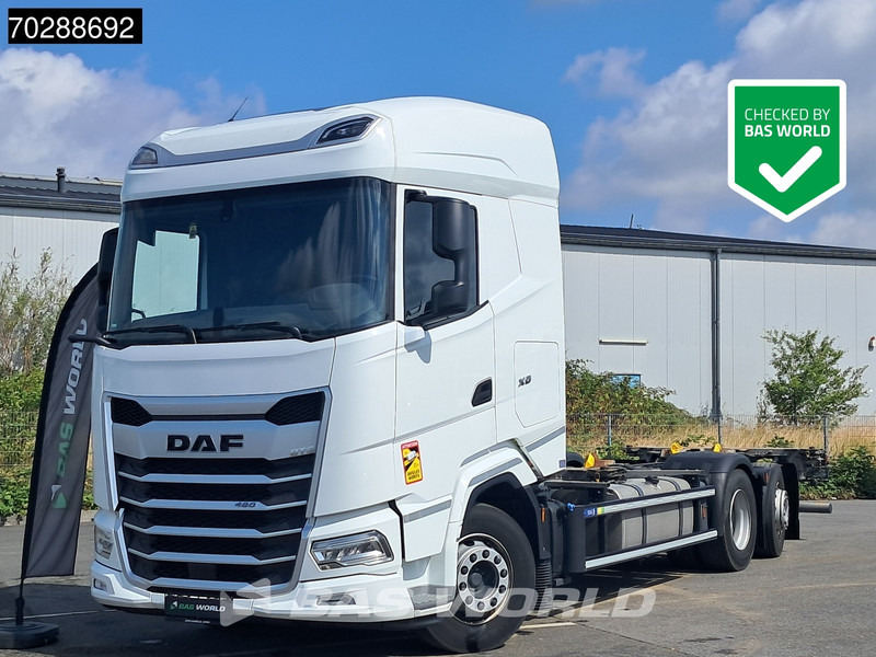 DAF XG 480 6X2 BDF 2xTanks Lift+lenkasche Automatic ACC LED Euro 6 - Containertransporter/ Wissellaadbak vrachtwagen: afbeelding 1 DAF XG 480 6X2 BDF 2xTanks Lift+lenkasche Automatic ACC LED Euro 6 - Containertransporter/ Wissellaadbak vrachtwagen: afbeelding 1