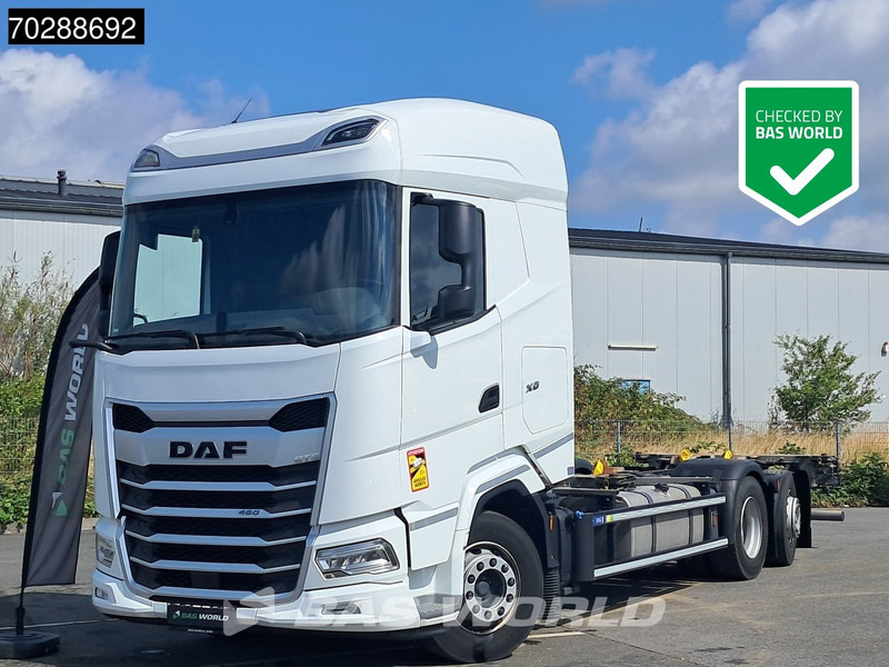 DAF XG 480 6X2 BDF 2xTanks Lift+lenkasche Automatic ACC LED Euro 6 - Containertransporter/ Wissellaadbak vrachtwagen: afbeelding 1 DAF XG 480 6X2 BDF 2xTanks Lift+lenkasche Automatic ACC LED Euro 6 - Containertransporter/ Wissellaadbak vrachtwagen: afbeelding 1