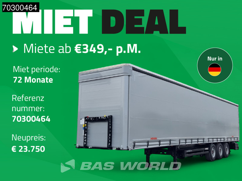 Kögel S24-1 NEW Lift Axle - Schuifzeiloplegger: afbeelding 2 Kögel S24-1 NEW Lift Axle - Schuifzeiloplegger: afbeelding 2