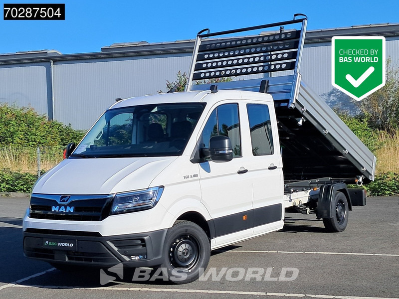 MAN TGE 3.180 Neu! Dreiseitenkipper Automatik 2025 Facelift 180PS AHK LED Klima Tempomat Navi ACC Euro6 Kieper 3m3 A/C Towbar Cruise control - Kipper bestelwagen: afbeelding 1 MAN TGE 3.180 Neu! Dreiseitenkipper Automatik 2025 Facelift 180PS AHK LED Klima Tempomat Navi ACC Euro6 Kieper 3m3 A/C Towbar Cruise control - Kipper bestelwagen: afbeelding 1
