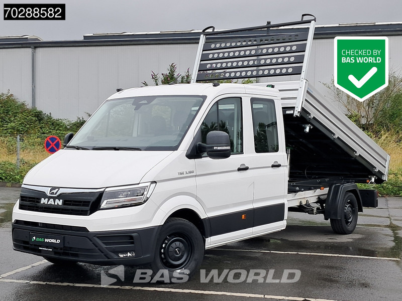 MAN TGE 3.180 Neu! Dreiseitenkipper Automatik 2025 Facelift 180PS AHK LED Klima Tempomat Navi ACC Euro6 Kieper 3m3 A/C Towbar - Kipper bestelwagen: afbeelding 1 MAN TGE 3.180 Neu! Dreiseitenkipper Automatik 2025 Facelift 180PS AHK LED Klima Tempomat Navi ACC Euro6 Kieper 3m3 A/C Towbar - Kipper bestelwagen: afbeelding 1