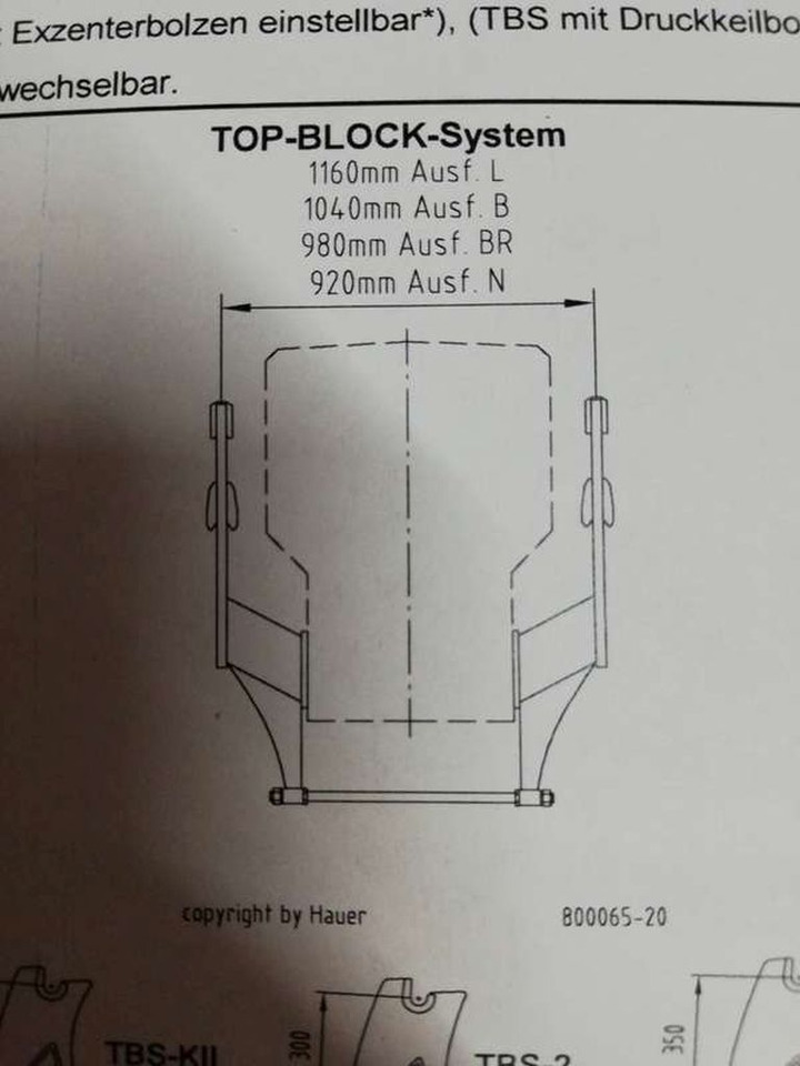 Hauer Top-Block N zu Same Silver 80, 90,100.4 (11745) - Aanbouwdeel voor Tractor: afbeelding 1 Hauer Top-Block N zu Same Silver 80, 90,100.4 (11745) - Aanbouwdeel voor Tractor: afbeelding 1