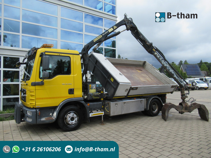 MAN 12.220 4X2 BB EEV + Palfinger PK4501 - Kipper vrachtwagen, Kraanwagen: afbeelding 1 MAN 12.220 4X2 BB EEV + Palfinger PK4501 - Kipper vrachtwagen, Kraanwagen: afbeelding 1