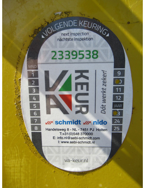 Zout/ Zandstrooier NIDO Stratos B08L-24 PCLN-350 Roto-power 0,8m3 + 350L Salzstreuer Saltspreader: afbeelding 10