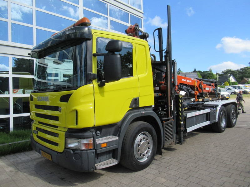 Scania P 340 B 6x2*4 VDL Haak - Kraan ATLAS 206.3E - Haakarmsysteem vrachtwagen, Kraanwagen: afbeelding 4 Scania P 340 B 6x2*4 VDL Haak - Kraan ATLAS 206.3E - Haakarmsysteem vrachtwagen, Kraanwagen: afbeelding 4