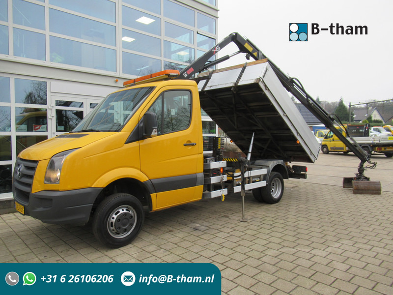 Volkswagen Crafter 50 2.5TDI 80KW HIAB 033 B-2 + Kipper Tipper - Kipper vrachtwagen, Kraanwagen: afbeelding 1 Volkswagen Crafter 50 2.5TDI 80KW HIAB 033 B-2 + Kipper Tipper - Kipper vrachtwagen, Kraanwagen: afbeelding 1