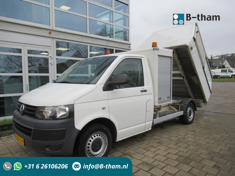 Volkswagen Transporter T5 2.0i 85KW L2H1 CNG aardgas + Benzine Veegvuilkipper - Kipper bestelwagen: afbeelding 1 Volkswagen Transporter T5 2.0i 85KW L2H1 CNG aardgas + Benzine Veegvuilkipper - Kipper bestelwagen: afbeelding 1