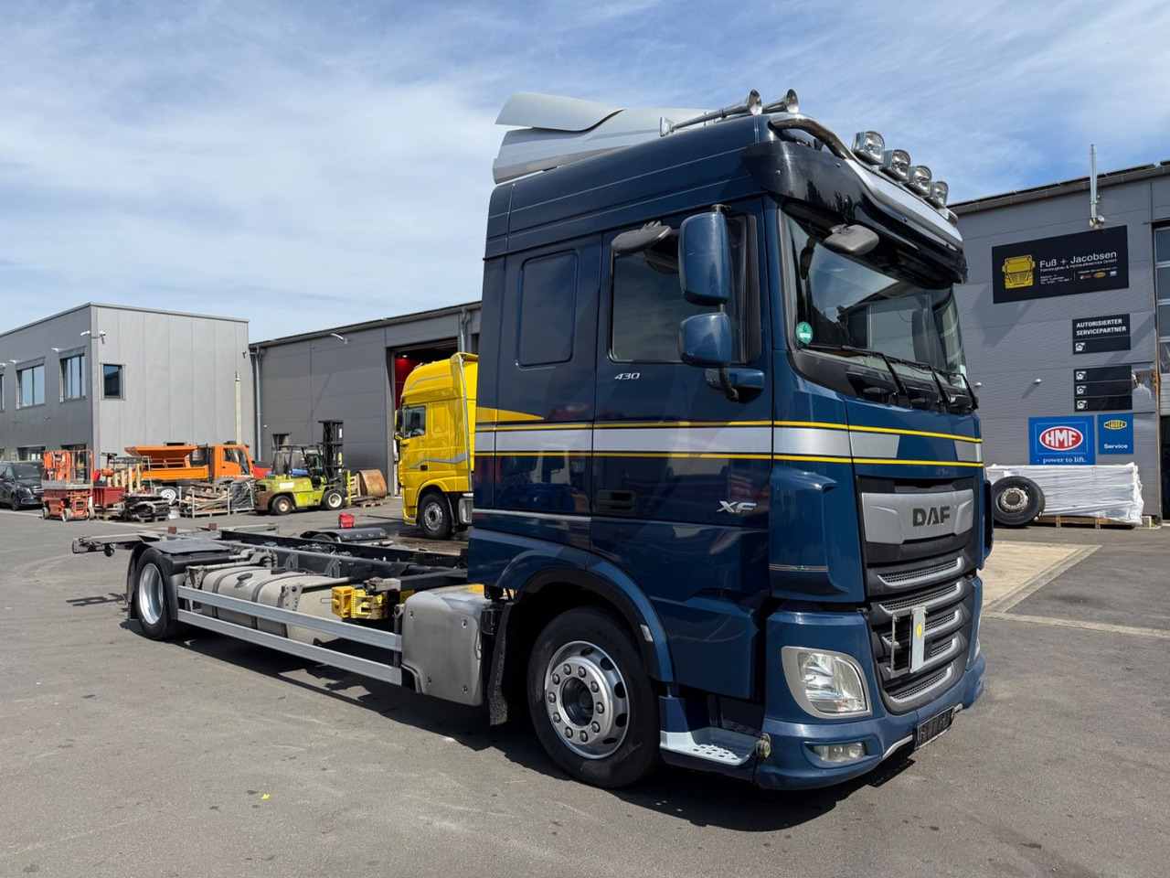 DAF XF430/Jumbo;Mega/Intarder/Standklima-Heizung/BDF - Containertransporter/ Wissellaadbak vrachtwagen: afbeelding 1 DAF XF430/Jumbo;Mega/Intarder/Standklima-Heizung/BDF - Containertransporter/ Wissellaadbak vrachtwagen: afbeelding 1