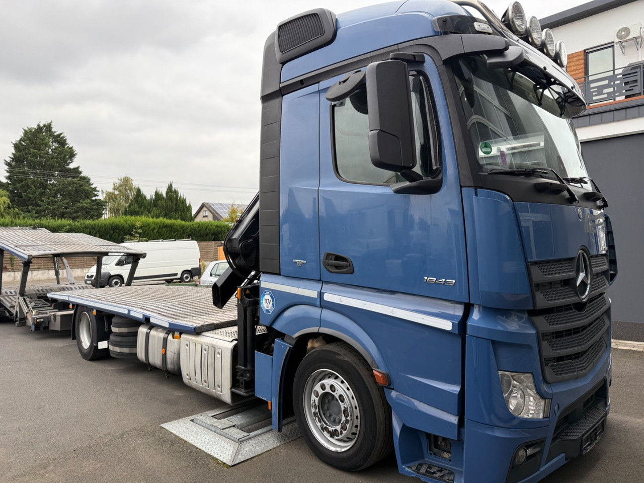 Mercedes-Benz Actros 1843 FVG 5-Zug / VDI 2700 / Kran MKG - Autovrachtwagen vrachtwagen: afbeelding 3 Mercedes-Benz Actros 1843 FVG 5-Zug / VDI 2700 / Kran MKG - Autovrachtwagen vrachtwagen: afbeelding 3