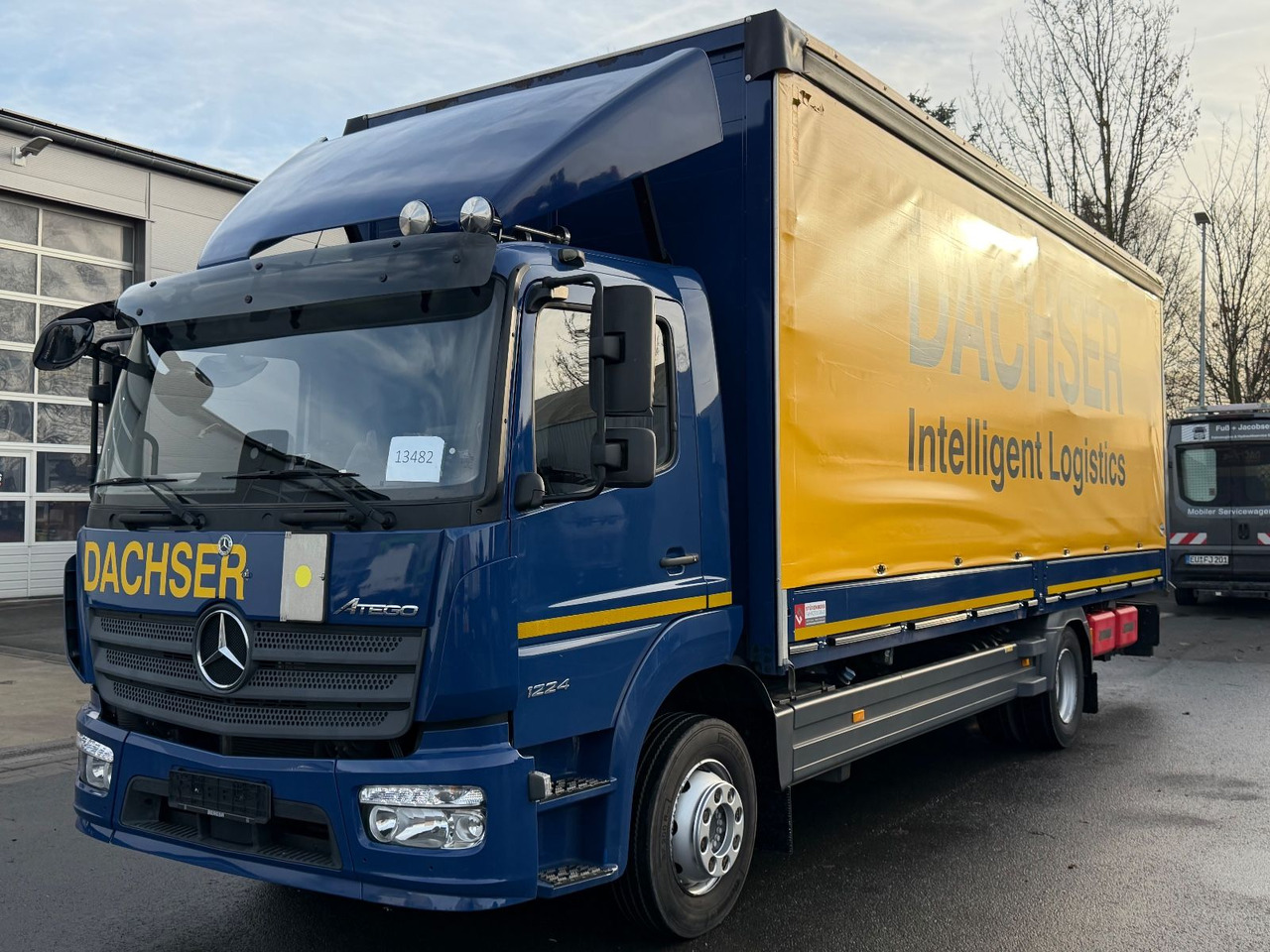 Mercedes-Benz Atego 1224 Edscha, Plane, Lbw, Ahk, Klima, Autom - Schuifzeilen vrachtwagen: afbeelding 2 Mercedes-Benz Atego 1224 Edscha, Plane, Lbw, Ahk, Klima, Autom - Schuifzeilen vrachtwagen: afbeelding 2