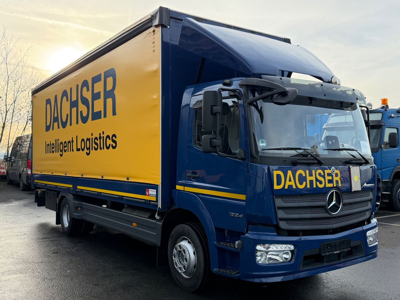 Mercedes-Benz Atego 1224 Edscha, Plane, Lbw, Ahk, Klima, Autom - Schuifzeilen vrachtwagen: afbeelding 1 Mercedes-Benz Atego 1224 Edscha, Plane, Lbw, Ahk, Klima, Autom - Schuifzeilen vrachtwagen: afbeelding 1