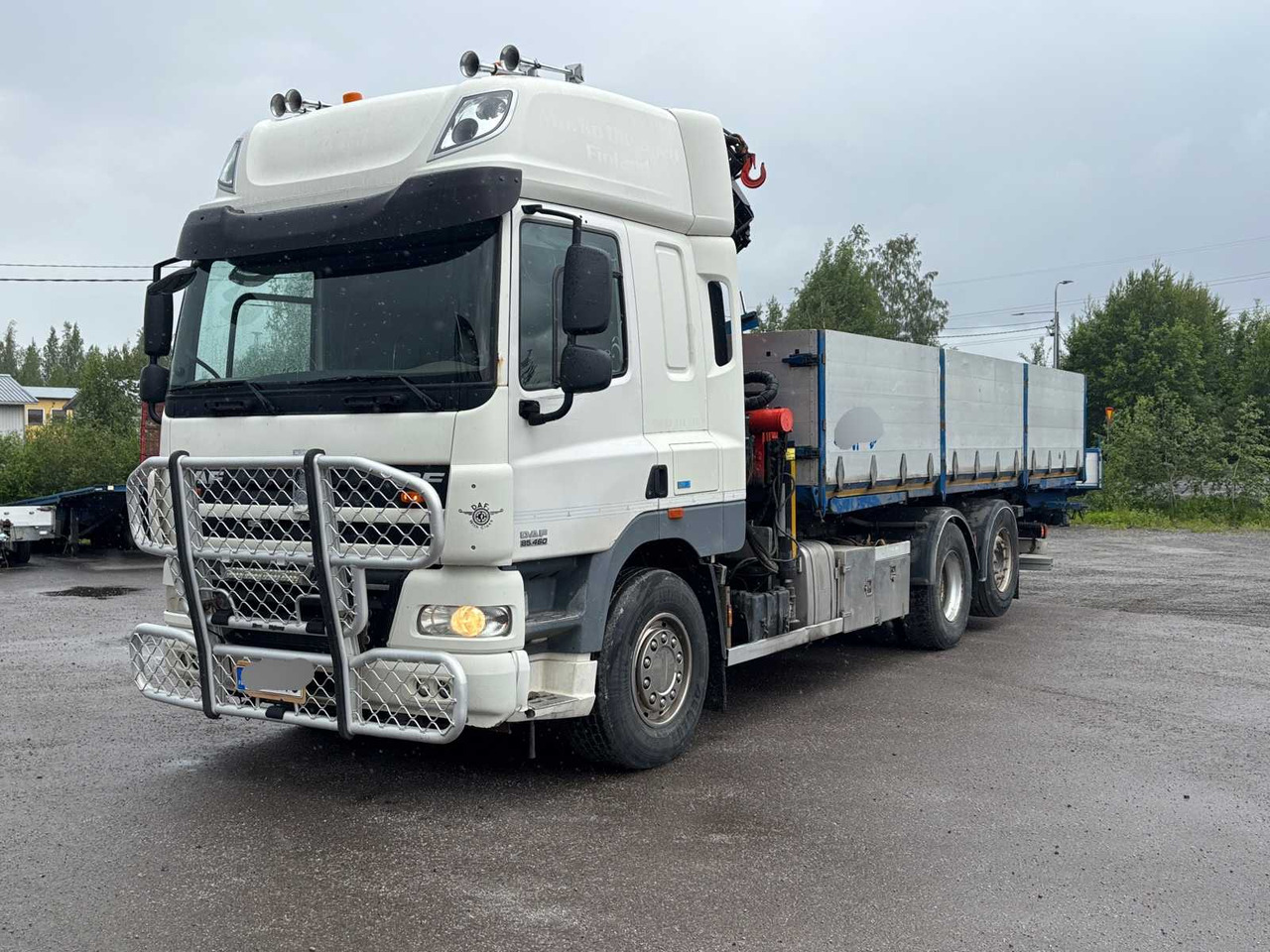 Truck DAF CF 85.460 FAN + Crane Palfinger PK 17000 - Vrachtwagen met open laadbak, Kraanwagen: afbeelding 1 Truck DAF CF 85.460 FAN + Crane Palfinger PK 17000 - Vrachtwagen met open laadbak, Kraanwagen: afbeelding 1