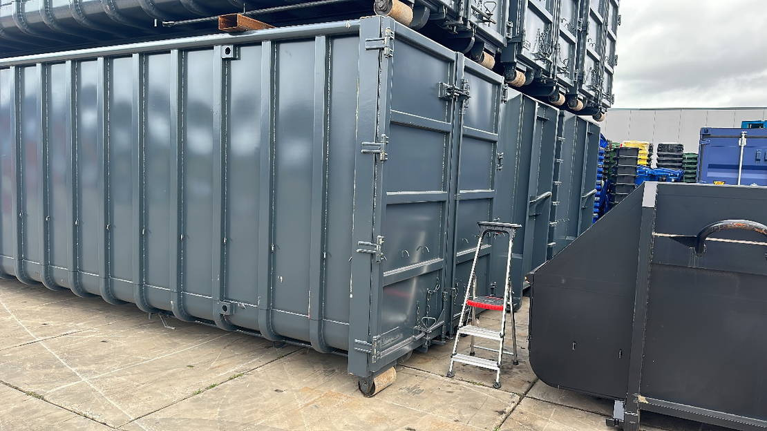 Sidalco 40 m3 antraciet ral 7016 - Haakarm container: afbeelding 5 Sidalco 40 m3 antraciet ral 7016 - Haakarm container: afbeelding 5