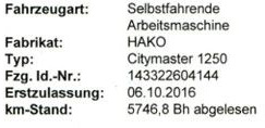 Hako Citymaster 1250 Kehrmaschine - Veegwagen: afbeelding 3 Hako Citymaster 1250 Kehrmaschine - Veegwagen: afbeelding 3
