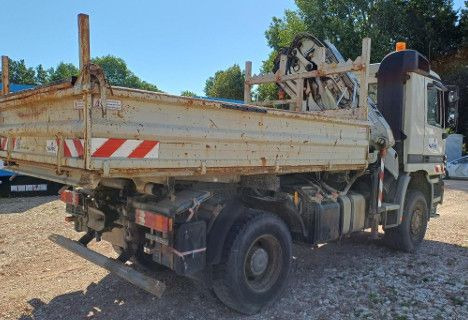 Mercedes-Benz ACTROS 1831 4X4 KRAN MEILER ALLRAD ATLAS KRAN - Kipper vrachtwagen, Kraanwagen: afbeelding 4 Mercedes-Benz ACTROS 1831 4X4 KRAN MEILER ALLRAD ATLAS KRAN - Kipper vrachtwagen, Kraanwagen: afbeelding 4