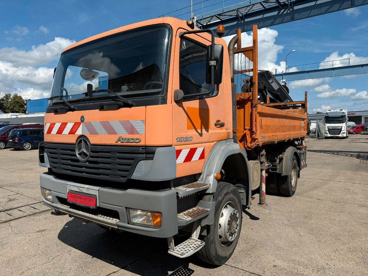 Mercedes-Benz ATEGO 1828 4X4 MEILER + HIAB KRAN 144 FS-3 - Kipper vrachtwagen, Kraanwagen: afbeelding 5 Mercedes-Benz ATEGO 1828 4X4 MEILER + HIAB KRAN 144 FS-3 - Kipper vrachtwagen, Kraanwagen: afbeelding 5