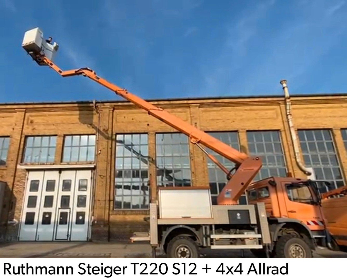 Mercedes-Benz ATEGO 4X4 1324 Hub Steiger Ruthmann T220 - Vrachtwagen hoogwerker: afbeelding 1 Mercedes-Benz ATEGO 4X4 1324 Hub Steiger Ruthmann T220 - Vrachtwagen hoogwerker: afbeelding 1