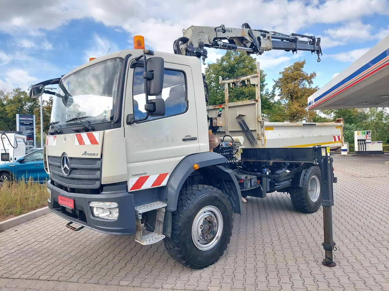 Mercedes-Benz Atego / 1324 MEILER 4X4 KRAN ATLAS 116.3 - Kipper vrachtwagen, Kraanwagen: afbeelding 3 Mercedes-Benz Atego / 1324 MEILER 4X4 KRAN ATLAS 116.3 - Kipper vrachtwagen, Kraanwagen: afbeelding 3
