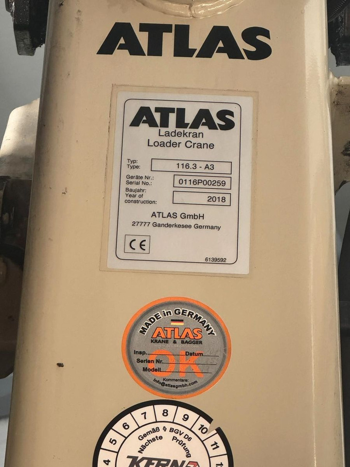 Mercedes-Benz Atego / 1324 MEILLER 4X4 KRAN ATLAS 116.3 Kipper - Kipper vrachtwagen, Kraanwagen: afbeelding 3 Mercedes-Benz Atego / 1324 MEILLER 4X4 KRAN ATLAS 116.3 Kipper - Kipper vrachtwagen, Kraanwagen: afbeelding 3