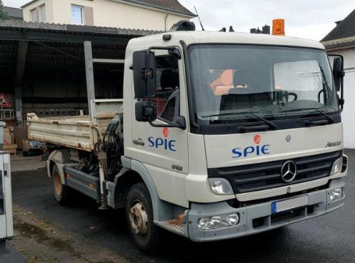 Mercedes-Benz Atego 2 4-Zyl. 4x2 918 4x2 MEILER HIAB066 FERNB - Kipper vrachtwagen, Kraanwagen: afbeelding 2 Mercedes-Benz Atego 2 4-Zyl. 4x2 918 4x2 MEILER HIAB066 FERNB - Kipper vrachtwagen, Kraanwagen: afbeelding 2