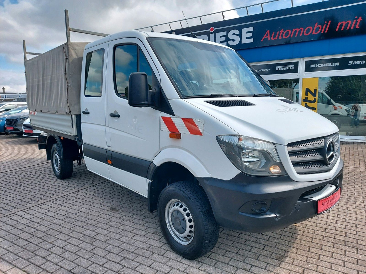 Mercedes-Benz Sprinter II Pritsche DoKa 316 4X4 Klima Standhei - Schuifzeilen bestelwagen, Bestelwagen met dubbele cabine: afbeelding 1 Mercedes-Benz Sprinter II Pritsche DoKa 316 4X4 Klima Standhei - Schuifzeilen bestelwagen, Bestelwagen met dubbele cabine: afbeelding 1