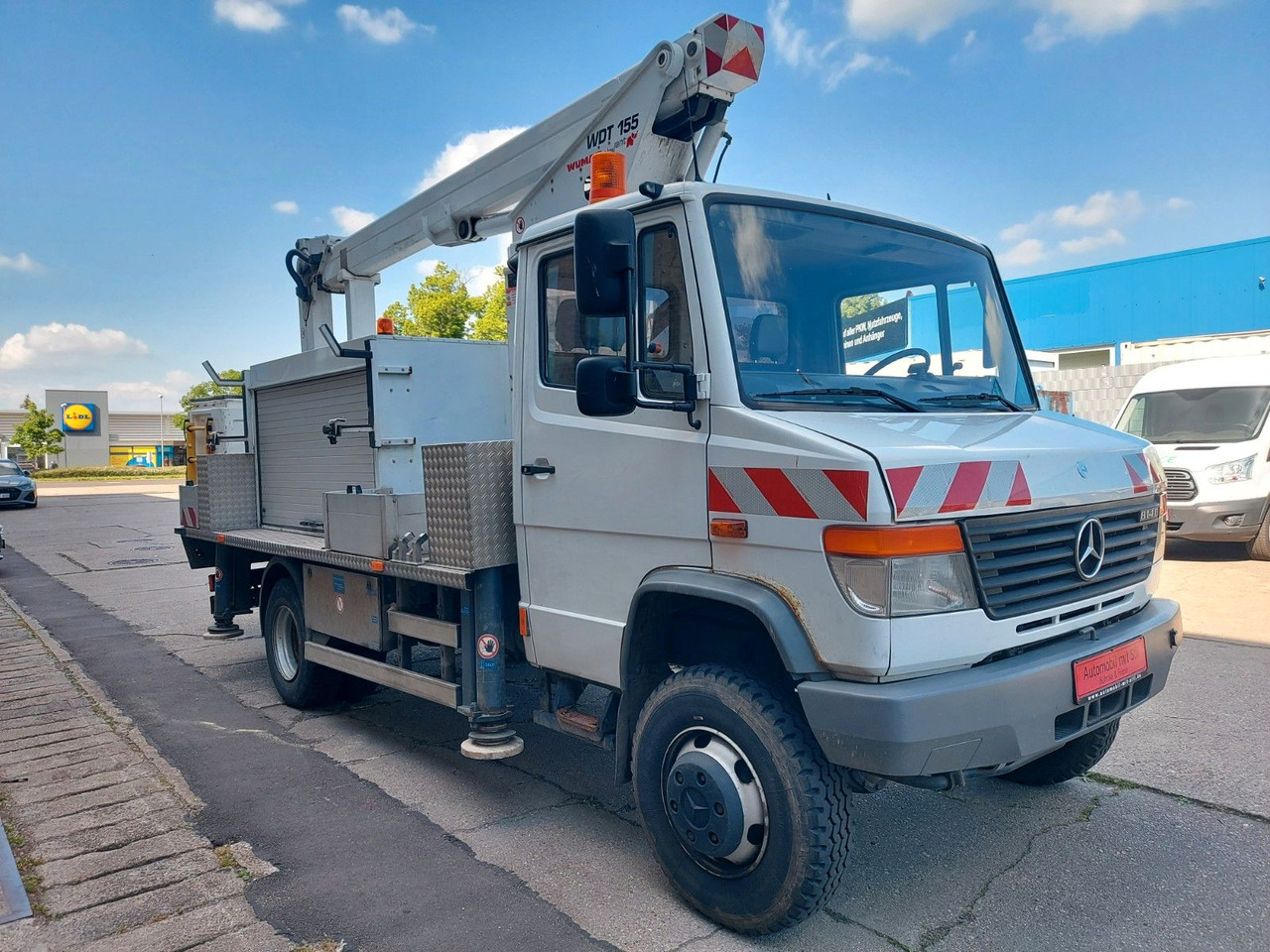 Mercedes-Benz VARIO 814D HUB Steiger WUMAG WDT 155 4X4 ALLRAD - Vrachtwagen hoogwerker: afbeelding 2 Mercedes-Benz VARIO 814D HUB Steiger WUMAG WDT 155 4X4 ALLRAD - Vrachtwagen hoogwerker: afbeelding 2
