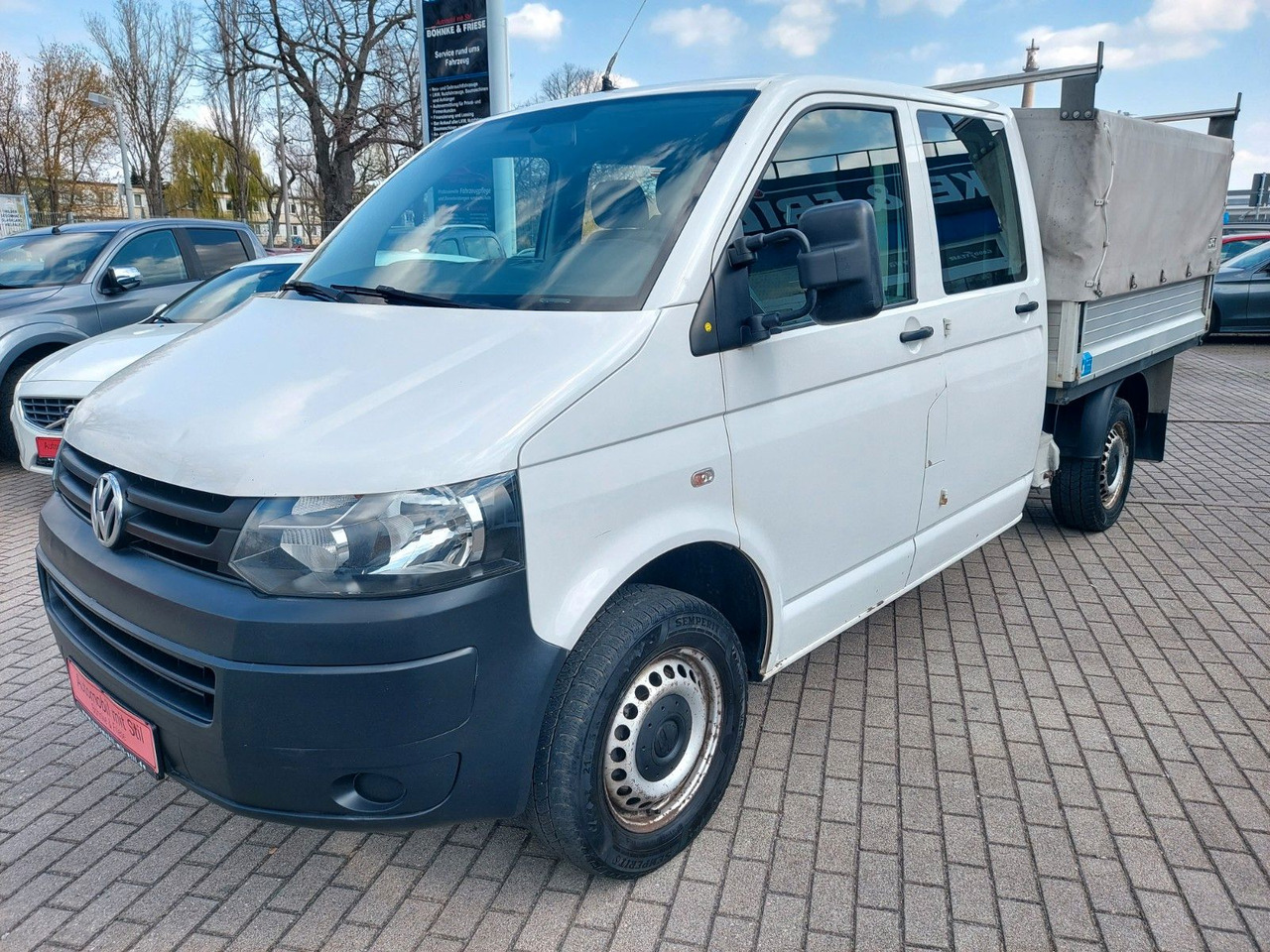 Volkswagen T5 Transporter Pritsche DOKA 4MOTION 4x4 Klima - Schuifzeilen bestelwagen, Bestelwagen met dubbele cabine: afbeelding 1 Volkswagen T5 Transporter Pritsche DOKA 4MOTION 4x4 Klima - Schuifzeilen bestelwagen, Bestelwagen met dubbele cabine: afbeelding 1