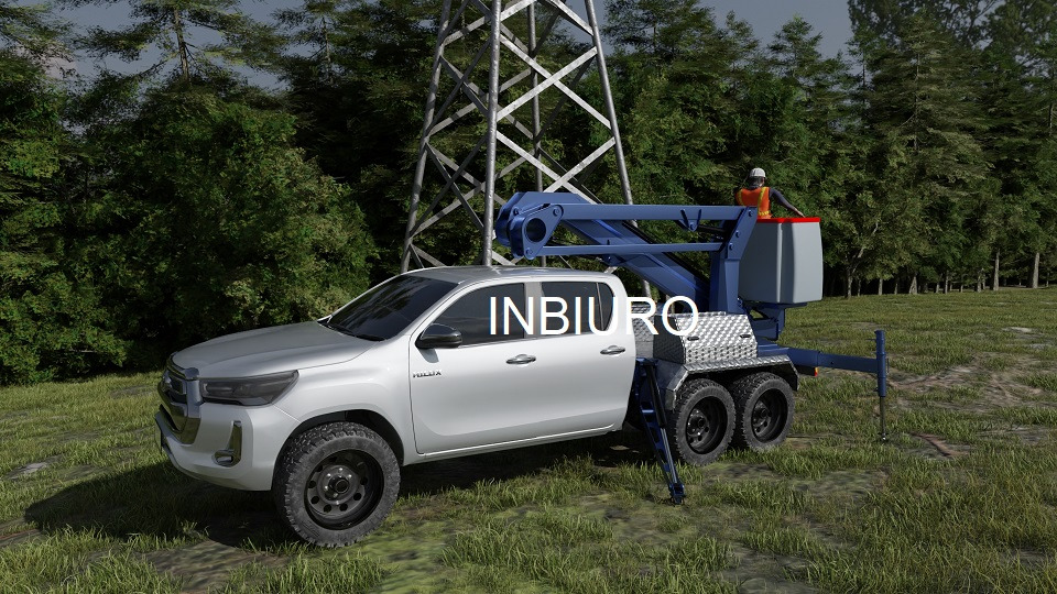 Hilux pickup - Vrachtwagen hoogwerker: afbeelding 3 Hilux pickup - Vrachtwagen hoogwerker: afbeelding 3