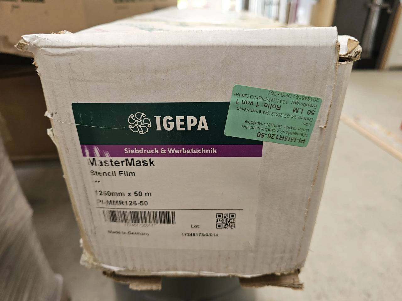 1 Stk. Maskierfolie (Igepa) - Gereedschap/ Toebehoor: afbeelding 1 1 Stk. Maskierfolie (Igepa) - Gereedschap/ Toebehoor: afbeelding 1