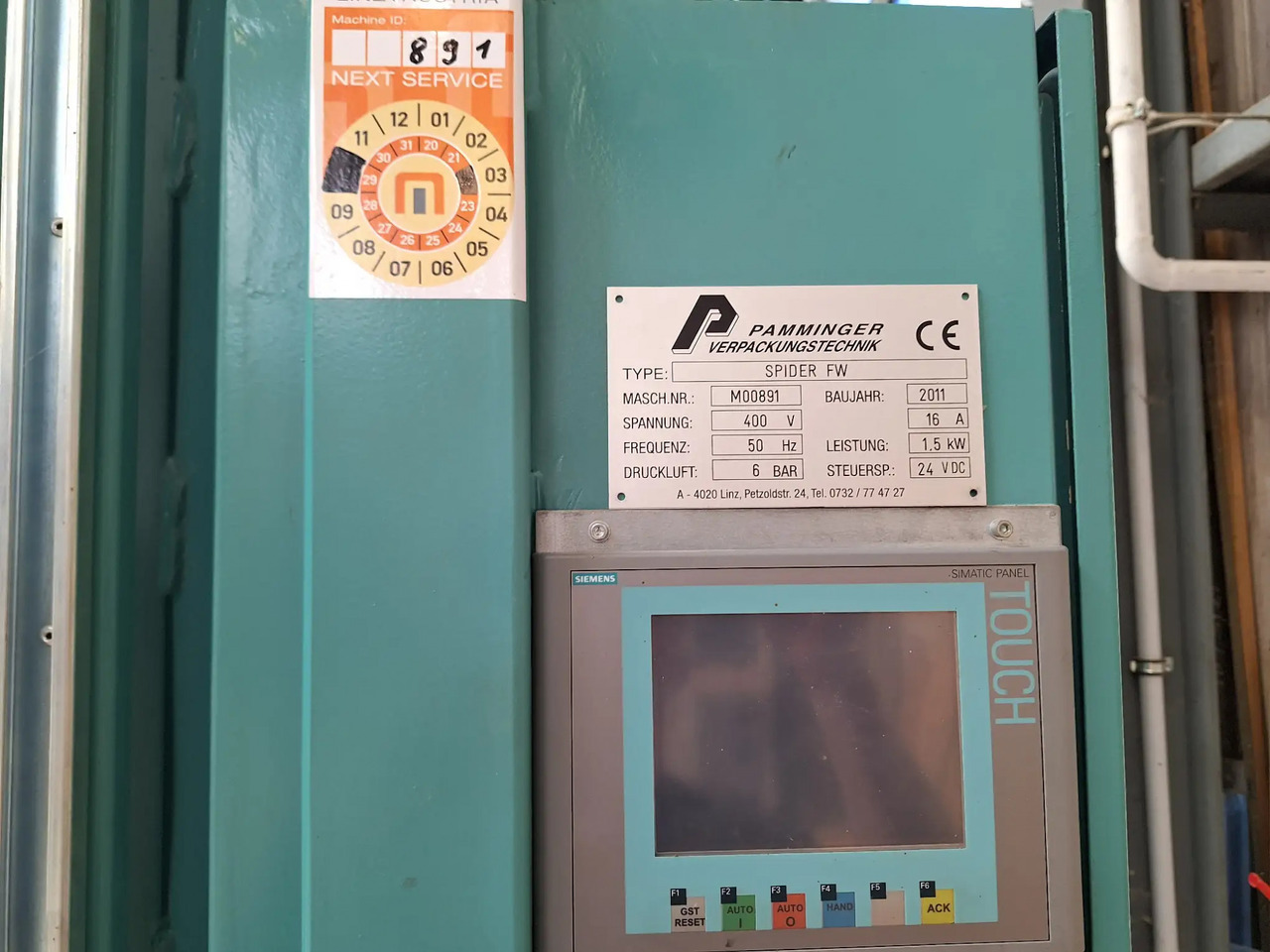 1 Stk. Paletten Wickelmaschine - Werktuigmachine: afbeelding 5 1 Stk. Paletten Wickelmaschine - Werktuigmachine: afbeelding 5