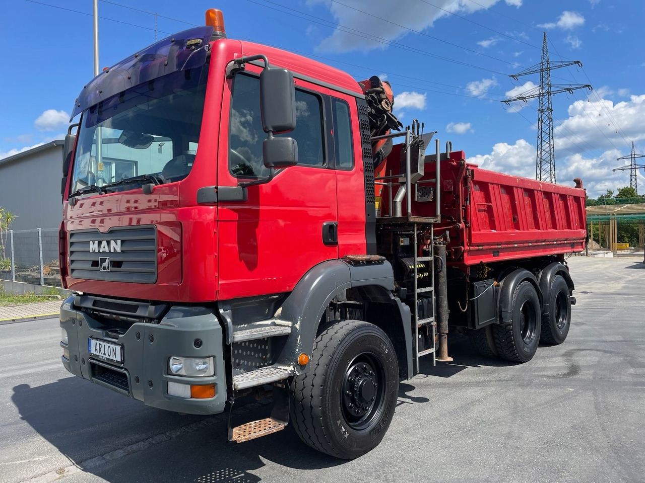 MAN TGA 26.360 6x6H Dreiseitenkipper/Kran/PALFINGER - Kipper vrachtwagen, Kraanwagen: afbeelding 3 MAN TGA 26.360 6x6H Dreiseitenkipper/Kran/PALFINGER - Kipper vrachtwagen, Kraanwagen: afbeelding 3