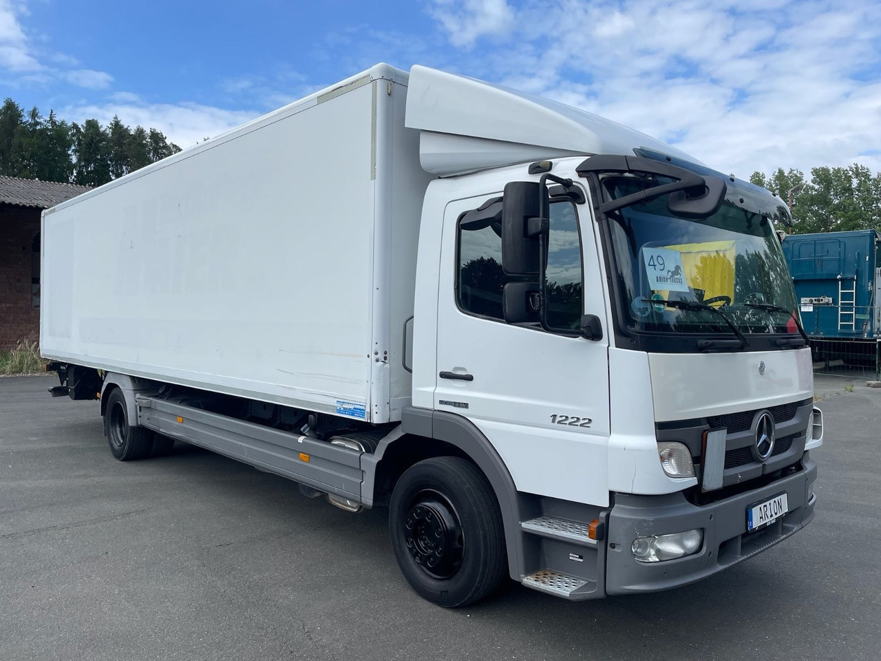 Mercedes-Benz Atego 2 1222 4x2 Koffer/LBW/DAUTEL/8,25m/AC/EU5 - Bakwagen: afbeelding 1 Mercedes-Benz Atego 2 1222 4x2 Koffer/LBW/DAUTEL/8,25m/AC/EU5 - Bakwagen: afbeelding 1