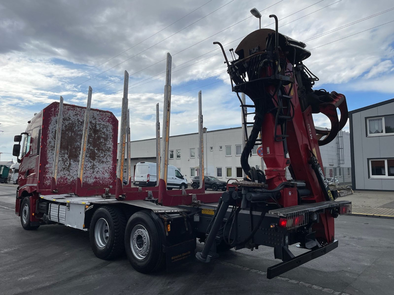 Renault T520 6x2 Kurzholz/PALFINGER/E120Z/VOLVO-ENGINE - Houttransport, Kraanwagen: afbeelding 4 Renault T520 6x2 Kurzholz/PALFINGER/E120Z/VOLVO-ENGINE - Houttransport, Kraanwagen: afbeelding 4