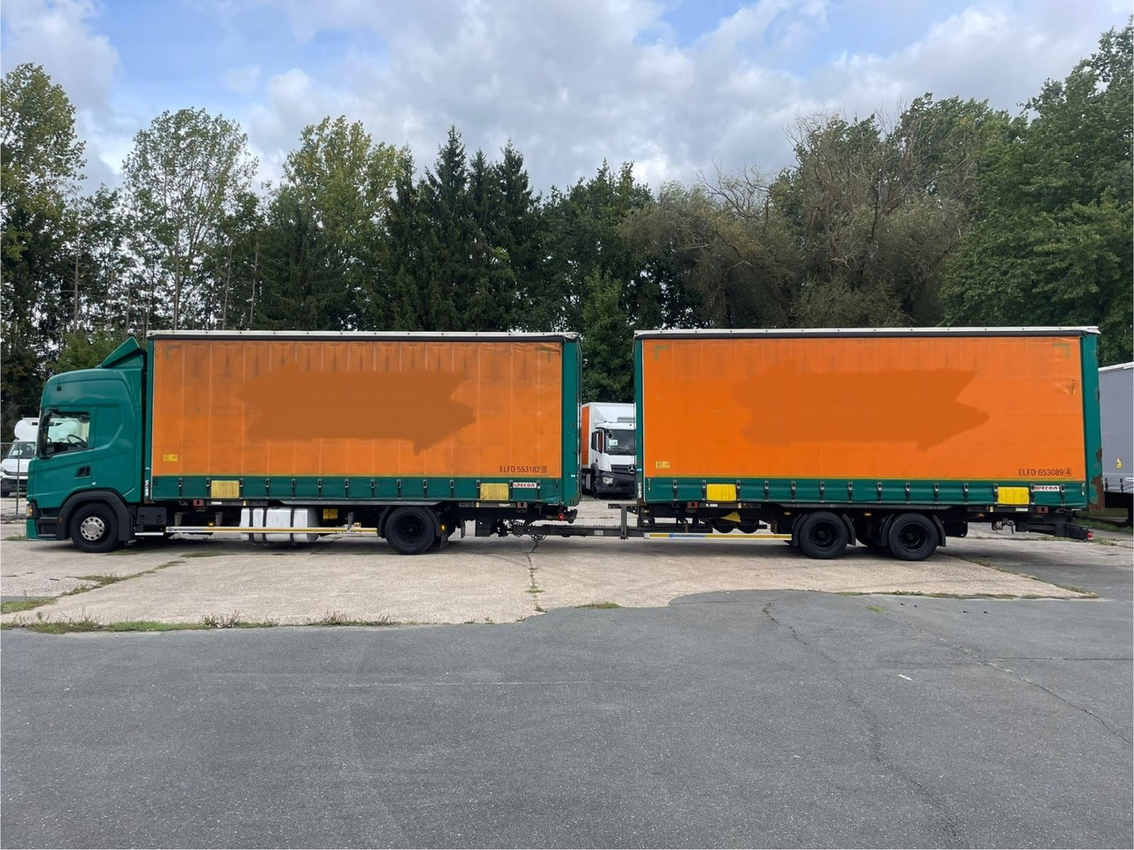 Scania G450 Pritsche+Plane/ANHÄNGER/KOTSCHENREUTHER - Schuifzeilen vrachtwagen: afbeelding 5 Scania G450 Pritsche+Plane/ANHÄNGER/KOTSCHENREUTHER - Schuifzeilen vrachtwagen: afbeelding 5
