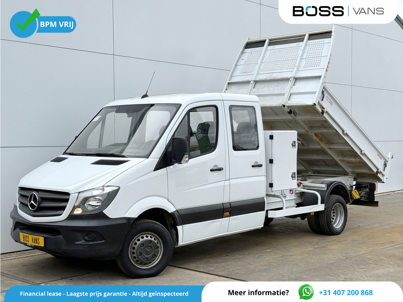 Mercedes-Benz Sprinter 514 2.2 CDI Kipper Dubbellucht Dubbele Cabine Climate Control Cruise Control Trekhaak 3.5t Tipper Benne DOKA - Kipper bestelwagen, Bestelwagen met dubbele cabine: afbeelding 1 Mercedes-Benz Sprinter 514 2.2 CDI Kipper Dubbellucht Dubbele Cabine Climate Control Cruise Control Trekhaak 3.5t Tipper Benne DOKA - Kipper bestelwagen, Bestelwagen met dubbele cabine: afbeelding 1