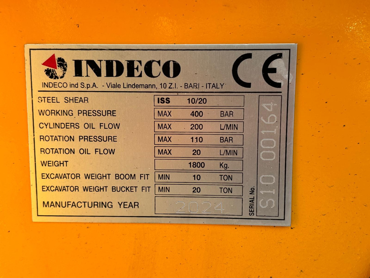 INDECO ISS 10/20 - Sloopschaar voor Graafmachine: afbeelding 2 INDECO ISS 10/20 - Sloopschaar voor Graafmachine: afbeelding 2