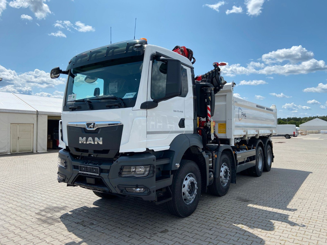 MAN TGS 35.440 DREISEITENKIPPER MIT FASSI F275.026 - Kipper vrachtwagen, Kraanwagen: afbeelding 3 MAN TGS 35.440 DREISEITENKIPPER MIT FASSI F275.026 - Kipper vrachtwagen, Kraanwagen: afbeelding 3