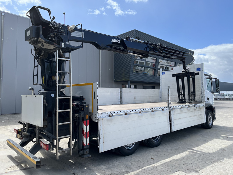 Vrachtwagen met open laadbak, Kraanwagen Mercedes-Benz ANTOS 2546 6X2 Bouwstoffenauto / Open laadbak vv KRAAN MKG HLK 221-3 met Palletklem: afbeelding 7