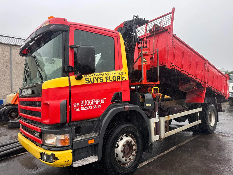 Scania P94-310 94 - Kipper vrachtwagen, Kraanwagen: afbeelding 1 Scania P94-310 94 - Kipper vrachtwagen, Kraanwagen: afbeelding 1