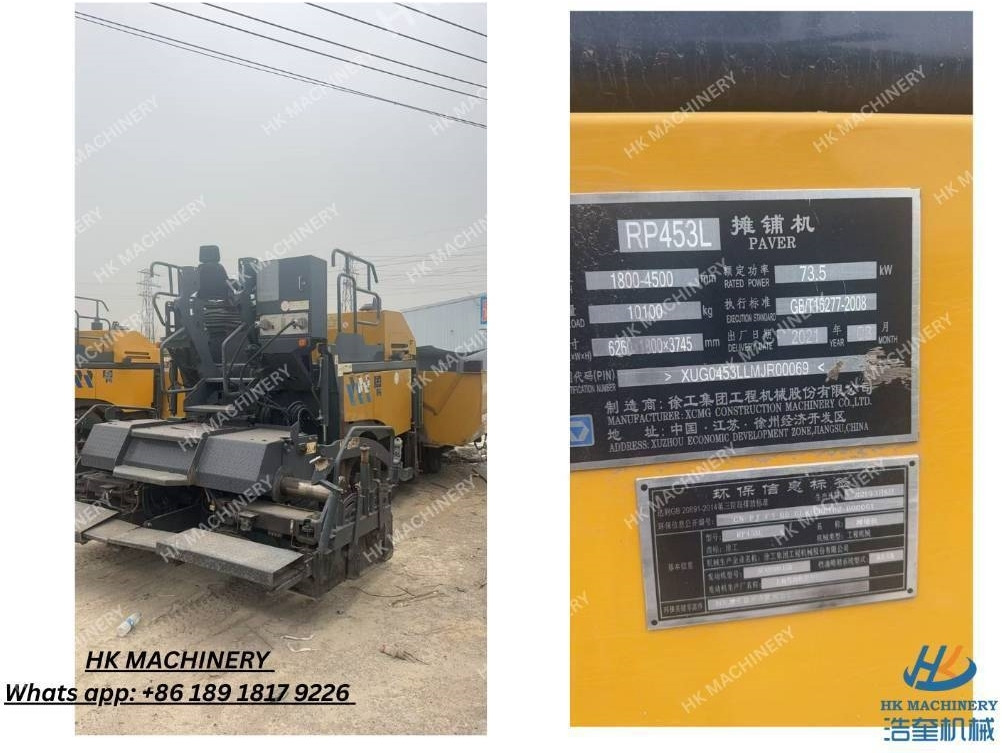 XCMG RP 453 L - Asfaltafwerkmachine: afbeelding 2 XCMG RP 453 L - Asfaltafwerkmachine: afbeelding 2