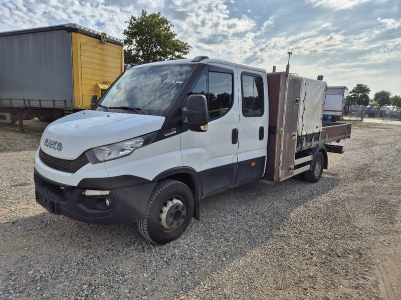 Iveco Daily 70c17 // med lad og presenning - Vrachtwagen met open laadbak: afbeelding 1 Iveco Daily 70c17 // med lad og presenning - Vrachtwagen met open laadbak: afbeelding 1